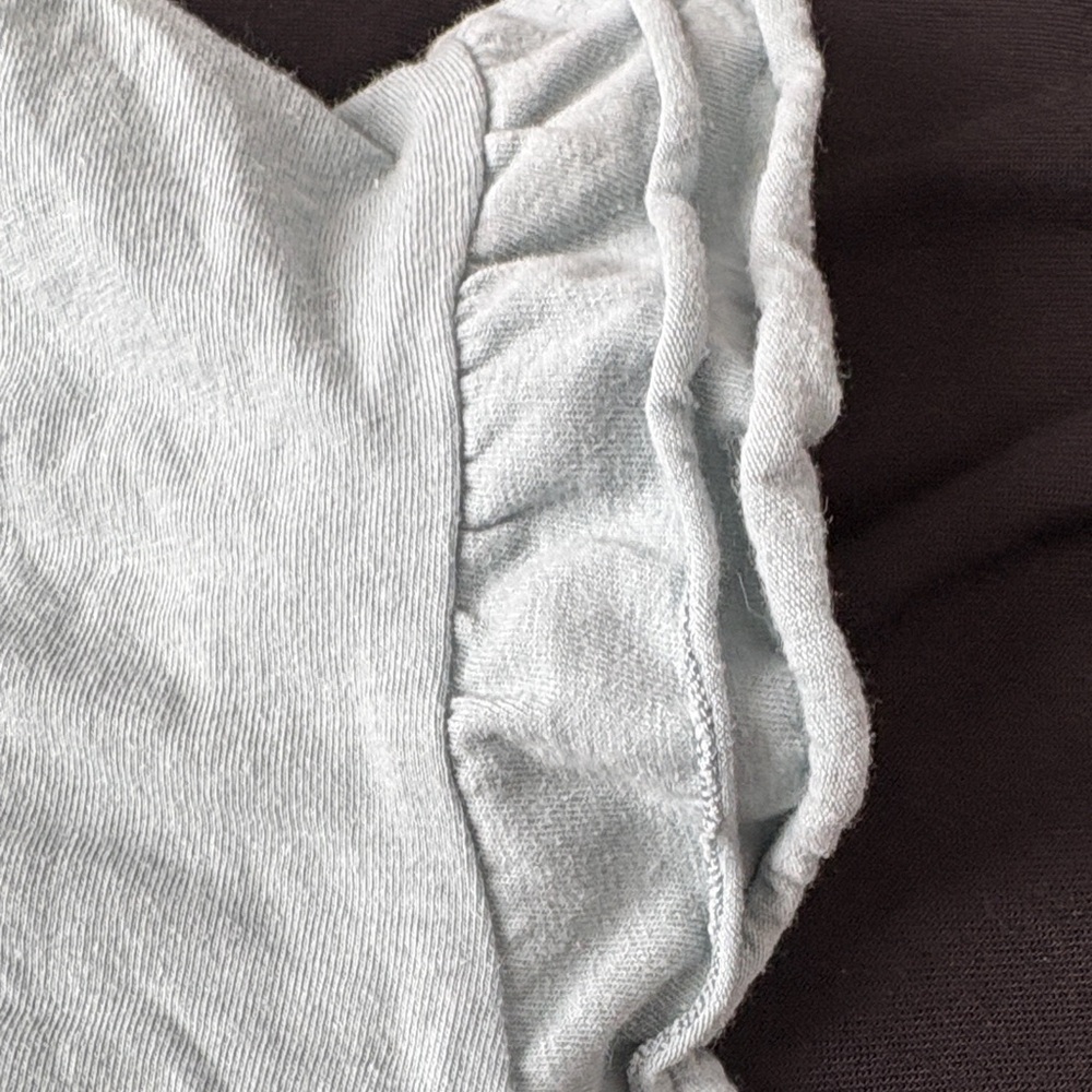 Chic Light Gray Ruffled Sleeve Tank Top - Picture 10 of 12